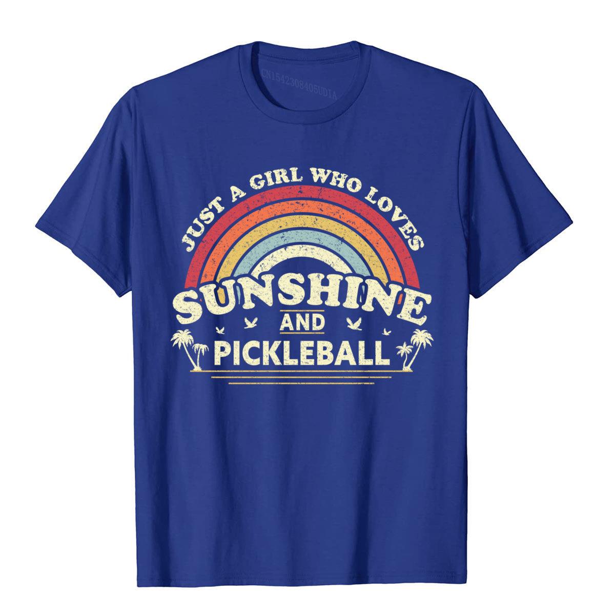 Just A Girl Who Loves Sunshine and Pickleball T-Shirt