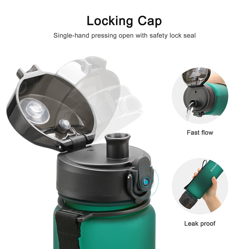 New Sports Water Bottle BPA-Free Portable Leak-Proof