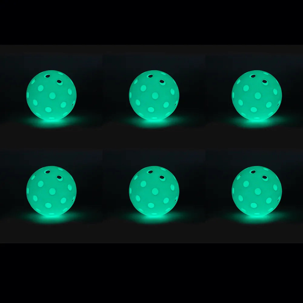 Glow-In-The-Dark Outdoor Pickleballs