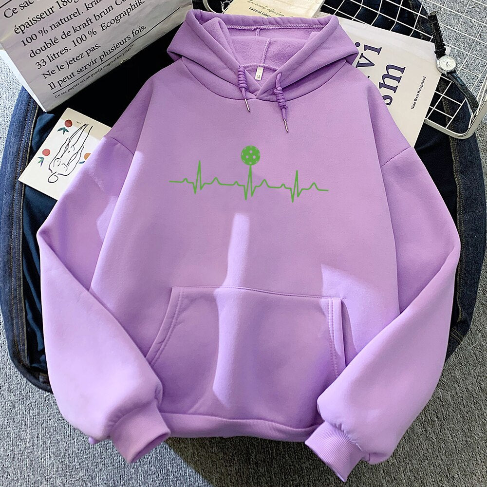 Pickleball Heartbeat Hoodie