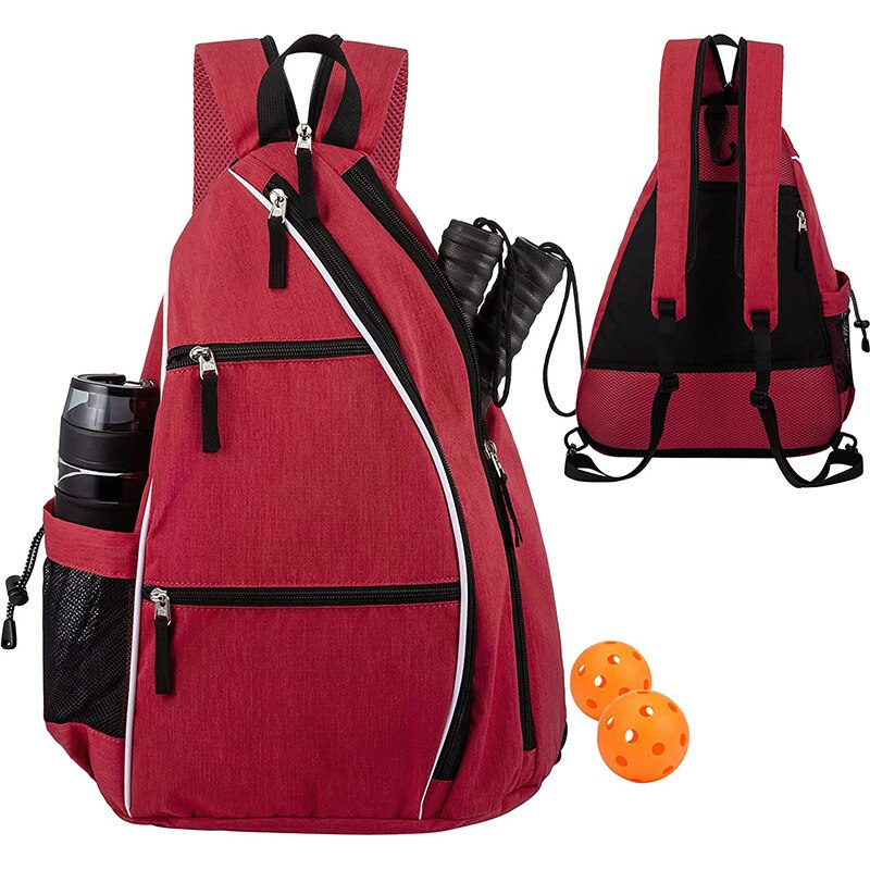 Pickleball Backpack with Adjustable Sling Bag and Fence Hook