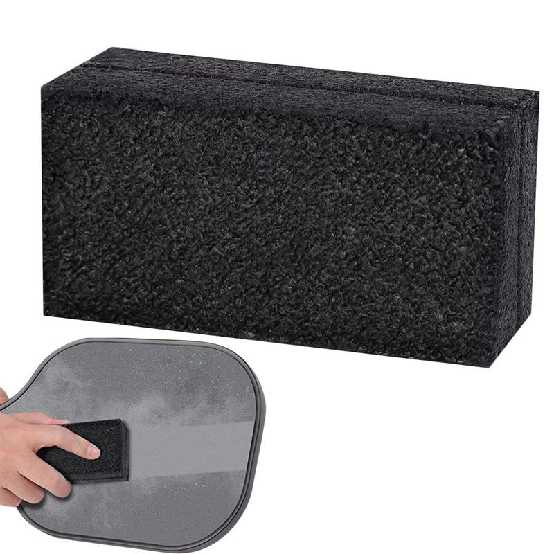 Raw Carbon Fiber Pickleball Paddle Eraser & Cleaning Block - 2"x2"x1", Made In USA