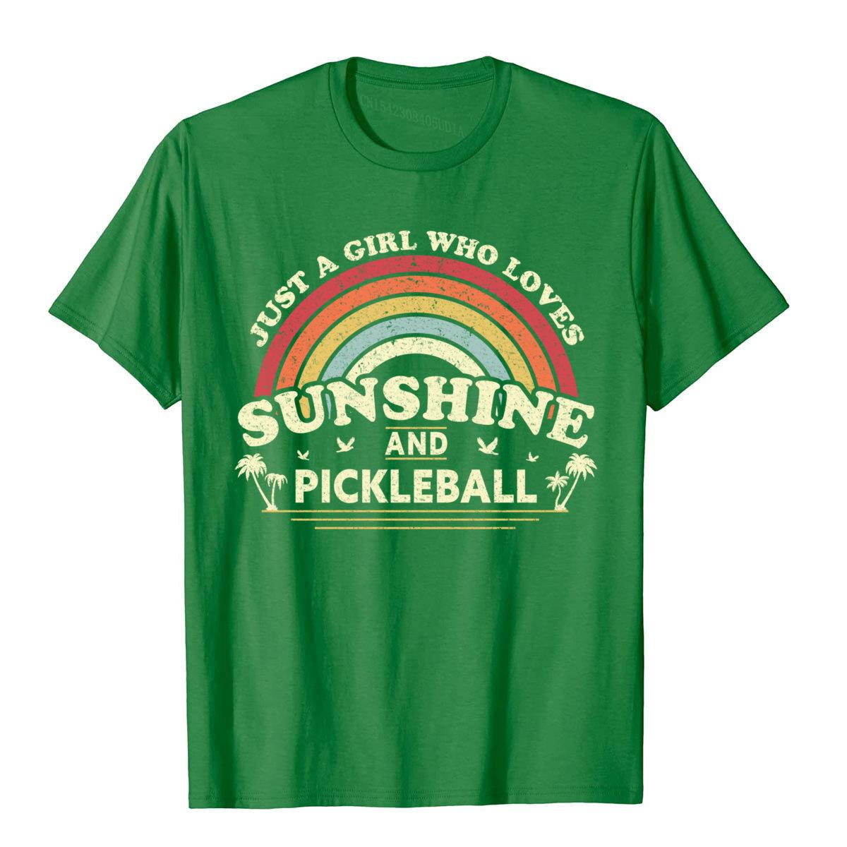 Girl who loves pickleball shirt
