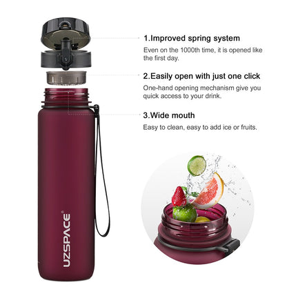 New Sports Water Bottle BPA-Free Portable Leak-Proof