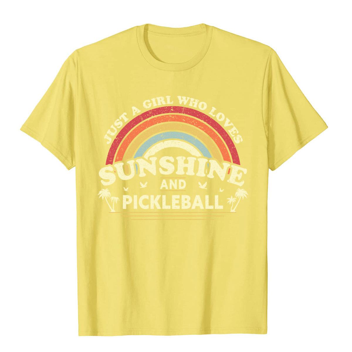 Girl who loves pickleball shirt