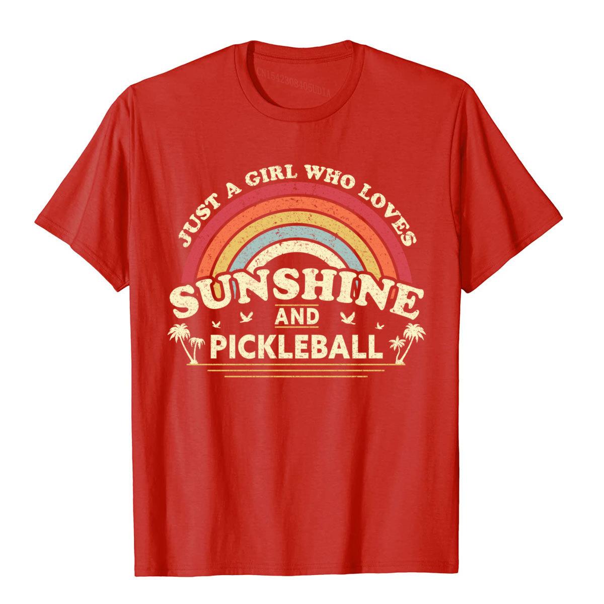 Girl who loves pickleball shirt