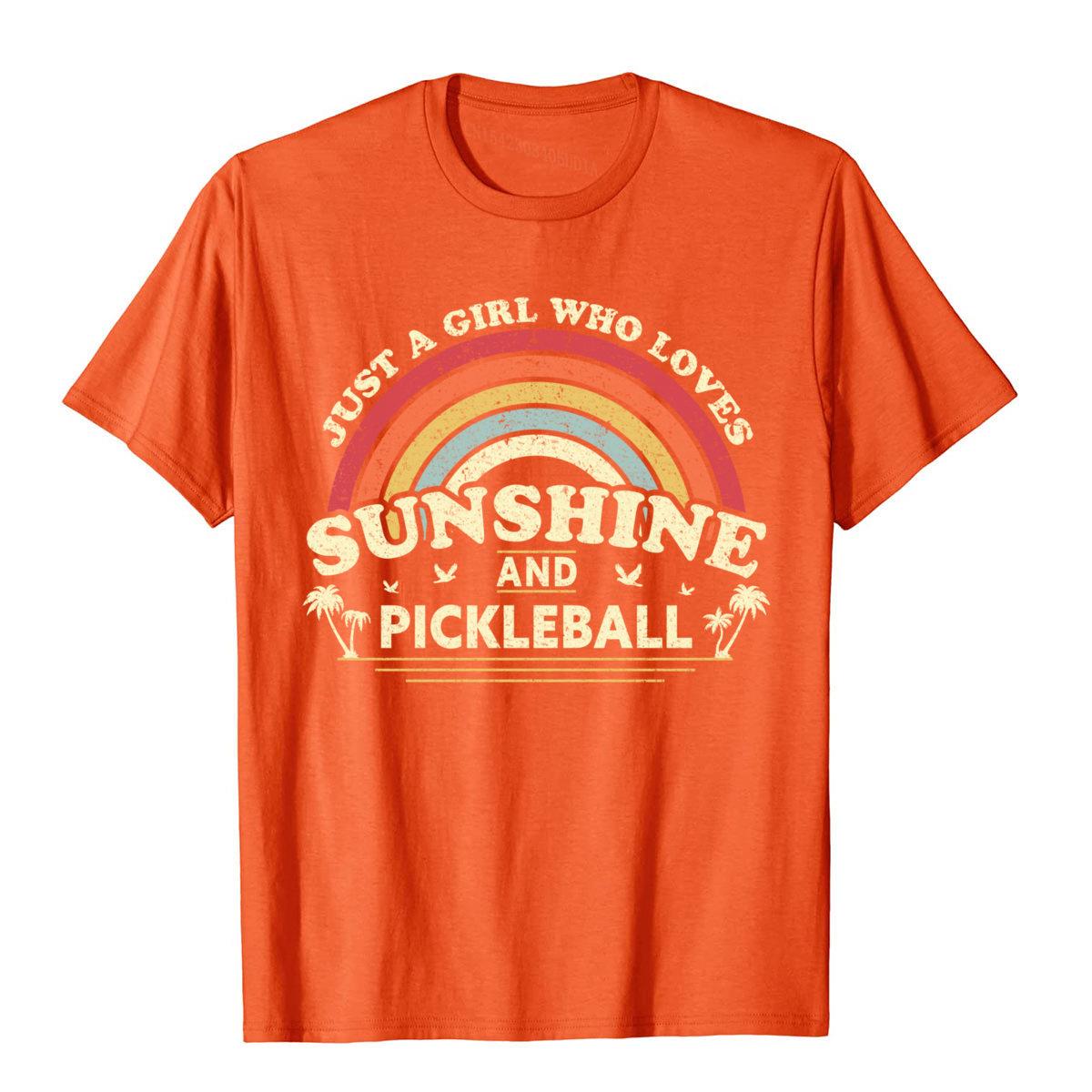 Girl who loves pickleball shirt