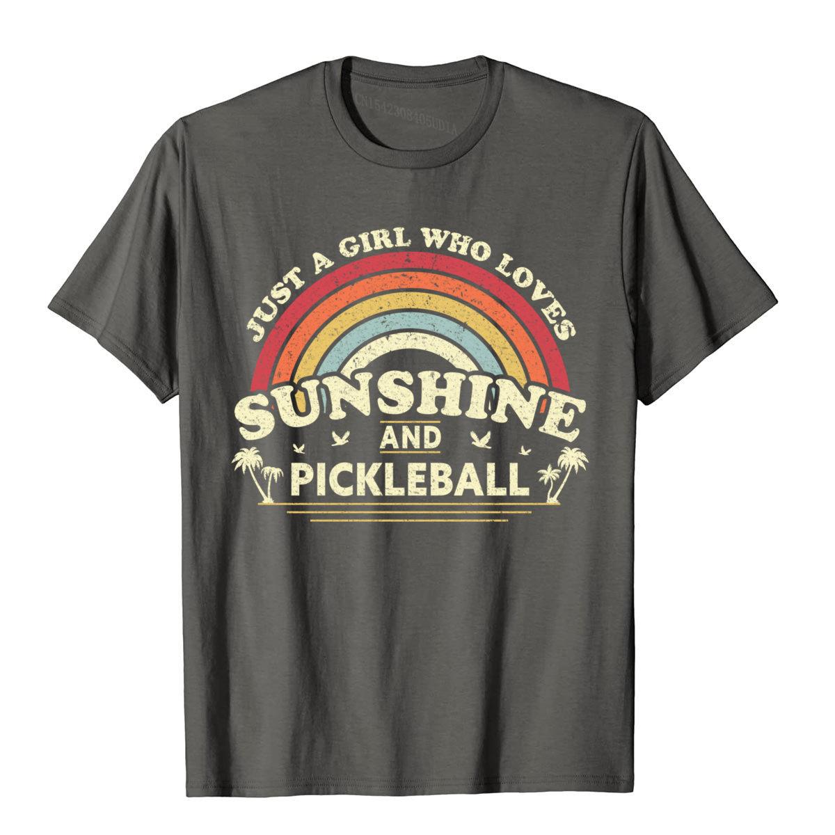 Girl who loves pickleball shirt