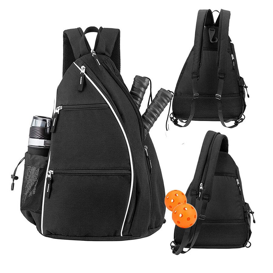 Pickleball Backpack with Adjustable Sling Bag and Fence Hook