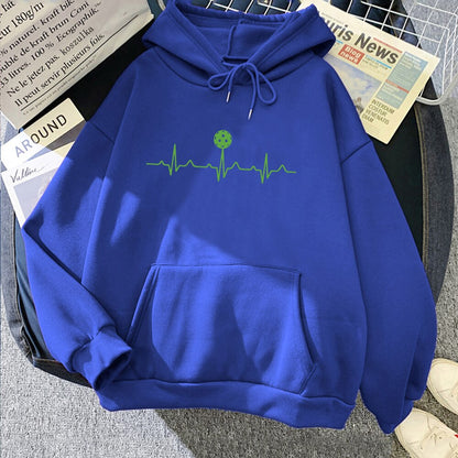 Pickleball Heartbeat Hoodie
