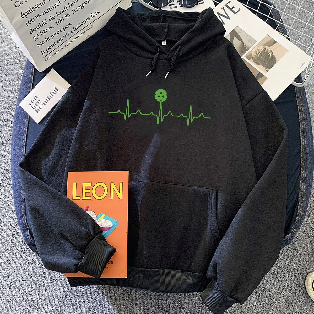 Pickleball Heartbeat Hoodie
