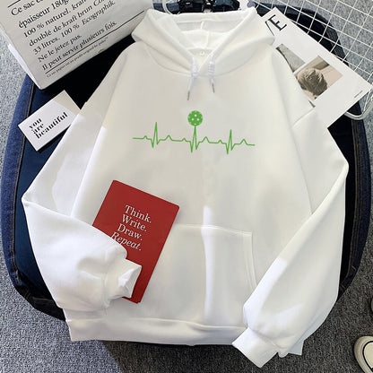 Pickleball Heartbeat Hoodie