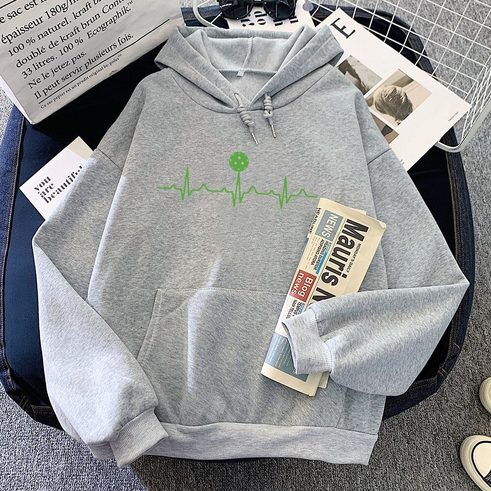 Pickleball Heartbeat Hoodie
