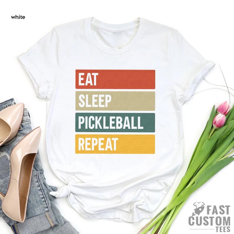 Women's Eat Sleep Pickle Ball T-Shirt