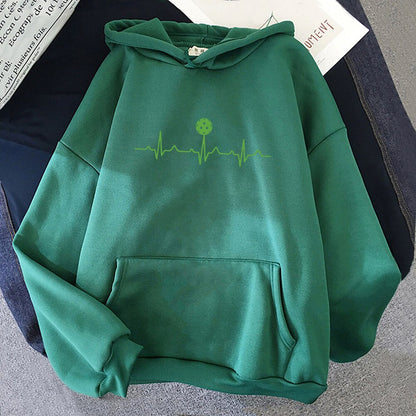 Pickleball Heartbeat Hoodie