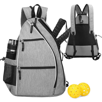 Pickleball Backpack with Adjustable Sling Bag and Fence Hook